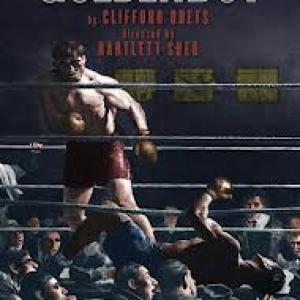 The poster for Broadway's revival of Clifford Odet's GOLDEN BOY, directed by Bartlett Sher for Lincoln Center Theater. Presented at the Belasco Theatre, 2011-2012.