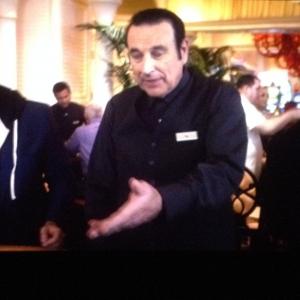 Paul Blart Mall Cop 2 Dean Mauro playing Pit boss stares down Kevin James