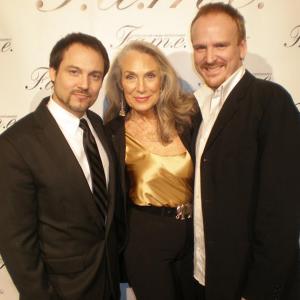 Michael Coady with J Michael Briggs and Jody Jaress at the FAME Golden Globes AfterParty