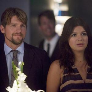 Still of Zachary Knighton and Casey Wilson in Happy Endings 2011