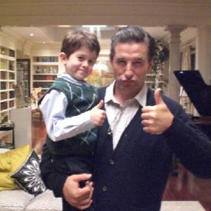 Andrew Astor & Billy Baldwin on the set of Dirty Sexy Money 2007