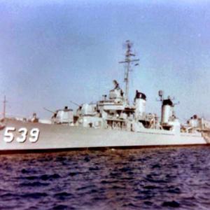 Destroyer USS Tingey DD 539 NAVAL STATION San Diego California 1960