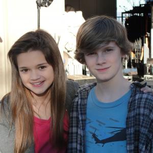 Kendall with Ciara Bravo in My Dogs Christmas Miracle