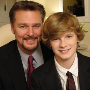 Kendall with Greg Evigan in My Dogs Christmas Miracle