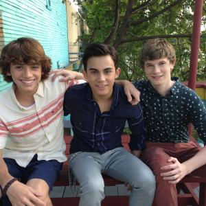 EVERY WITCH WAY Kendall (Tony) with Mavrick Moreno (Mac), & Tyler Alvarez (Diego)