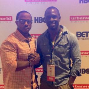 Me and Actor Gbenga Akinnagbe