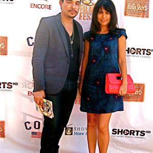 Adriana Fricke and Bernardo Verdugo at the screening of 