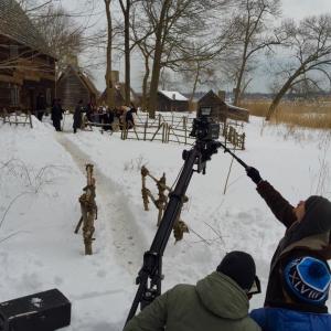 Witches  Producer  filming in Salem MA in the middle of a major snow storm 