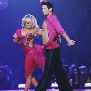 Still of Dmitry Chaplin and Chelsie Hightower in Dancing with the Stars 2005
