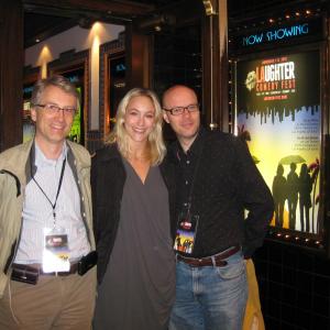 Before the screening of The meaning of Hugo at LA Comedy Festival 2012 with director Bjrn Engstrm and actor Henrik Elmr