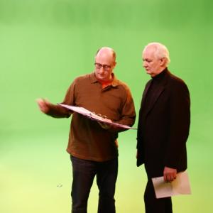 Scott Kittredge directing Colin Mochrie in a Hasbro Inc. production.