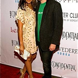 Tamera Mowry and David Weidoff LA Confidential Emmy Party