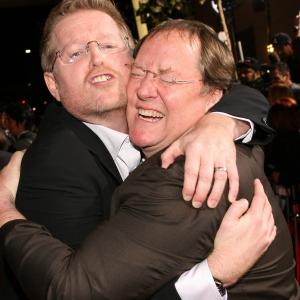 Andrew Stanton and John Lasseter at event of Dzonas Karteris 2012