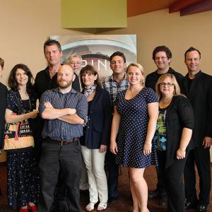 With select cast and crew at the second anniversary screening of Justice Is Mind on August 18, 2015 at Cinemagic in Sturbridge, MA.