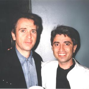 Boris Acosta and Peter Gabriel in 1996