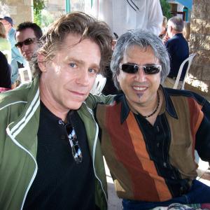 Jeff Conaway and Boris Acosta at a winery in Temecula.