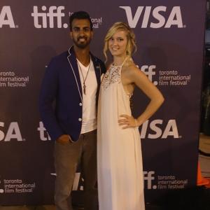 Farid Yazdani and Miranda Millar at Maps to the Stars Toronto International Film Festival