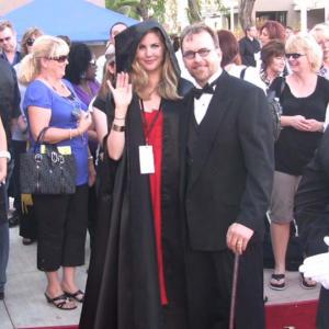 Kristen Hagen and director Michael Rissi at the Temecula Valley International Film Festival for Annabel Lee