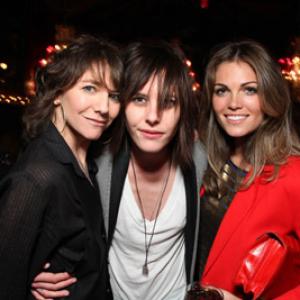 Ilene Chaiken, Katherine Moennig and Kate French at event of The L Word (2004)