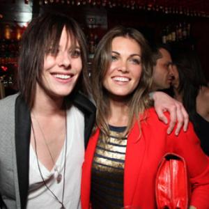 Katherine Moennig and Kate French at event of The L Word 2004
