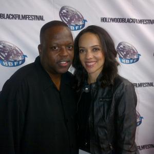 Berda Gilmore and Grammy winner Rob Diggy at the Hollywood Black Film Festival