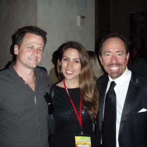 David Moscow Grace Santos and Anthony Escobar at red carpet event for Odessa The Series