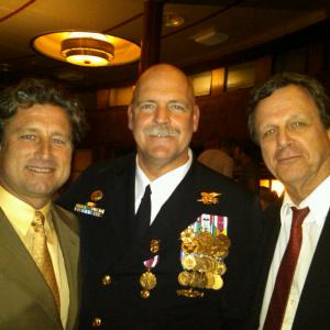 Bradley Arthur Hirou CptRet Michael Argo Tom Fick NAVY SEAL change of comand ceremony