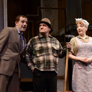 Peter Mikhail, Michael Lamport, Martha Farrell, The 39 Steps, StageWest Theatre