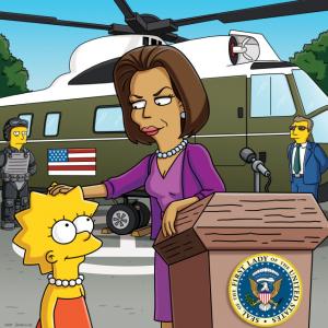Still of Michelle Obama in Simpsonai 1989