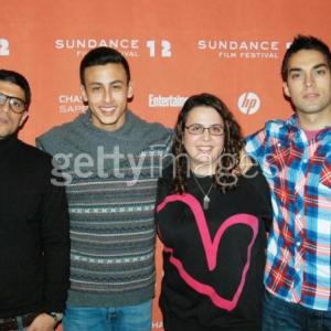 With Said Taghmaoui Fady ElSayed and Sally El Hosaini at the World Premiere of My Brother The Devil in Competition at Sundance Film Festival 2012