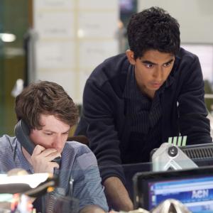 Still of John Gallagher Jr. and Dev Patel in The Newsroom (2012)