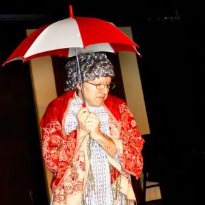 Daniel Guyton as Adalina in Painting Umbrellas by Hilary King