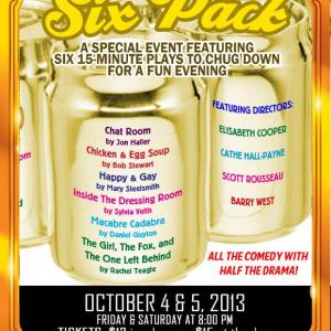 Six Pack of One-Acts by Onstage Atlanta, featuring 