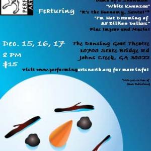 Dancing Goat Theatre's Holiday Hootenanny, featuring Death of a Snowman by Daniel Guyton