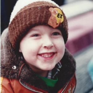 Daniel Guyton as a baby (and ET fan)