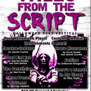 Tales from the Script Poster from Darkhorse Dramatists. Featuring two plays by Daniel Guyton