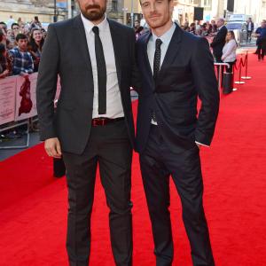 Michael Fassbender and Justin Kurzel at event of Macbeth (2015)