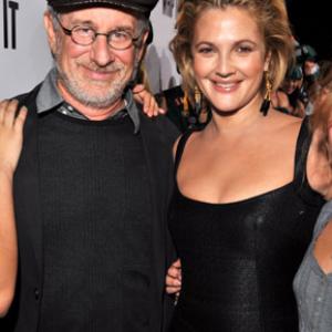 Drew Barrymore and Steven Spielberg at event of Whip It 2009