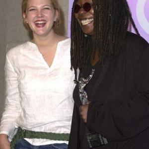 Drew Barrymore and Whoopi Goldberg