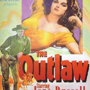 Jane Russell and Jack Buetel in The Outlaw 1943