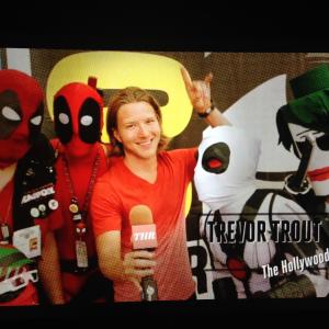 Hollywood Reporters Trevor Trout storms Comic Con once again!