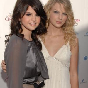 Selena Gomez and Taylor Swift at event of Another Cinderella Story 2008