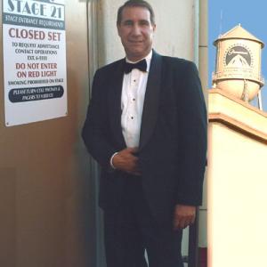 Alexander as a Texas Millionaire at Paramount Studios before filming on location in Los Angeles for Charlie Wilson's War.