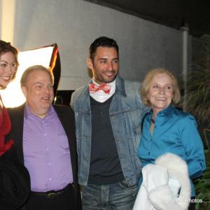 Kim Dildine with friends at the YnotSinPelo Wrap Party in Hollywood