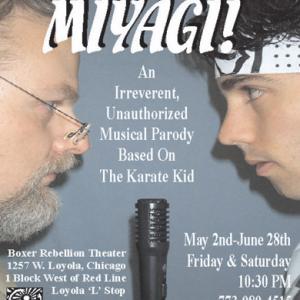 Kim Dildine as Mr Miyagi in Miyagi! A Karate Kid Musical