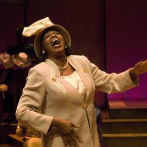 Linda Boston as Mother Shaw during the run of CROWNS at the Alabama Shakespeare Festival Birmingham Alabama