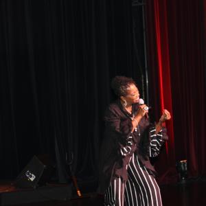 just a little bit before Randy Scott joins Linda Boston performing during her CD release of PERMISSION The Power Of BeingSept 2012 at the Ford Community and Performing Arts Michael Guido Theater in Dearborn MI Check out samples of