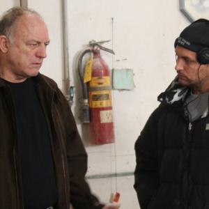 Director Pieter Gaspersz and Actor John Doman on the set of AFTER.