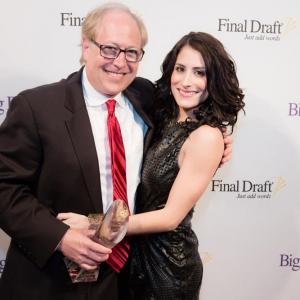 Danny Zuker and Adrieanne Perez at the Final Draft Event in Beverly Hills.
