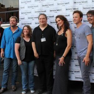 James Magnum Cook with Danielle Peck Chad Brock Jeff Bates Andy Griggs Bryan White and Josh Goodlett at St Jude Summer Concert in Bowling Green Kentucky June 25 2015!